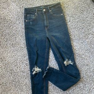 WILD FABLE “Highest Rise Skinny” Dark Wash